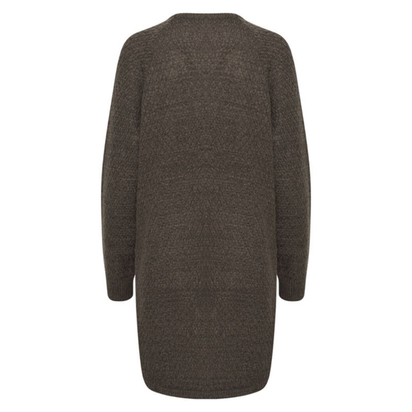 Ichi Ihodansa CA3 Sweater Cardigan Brown XS - Picture 2 of 13